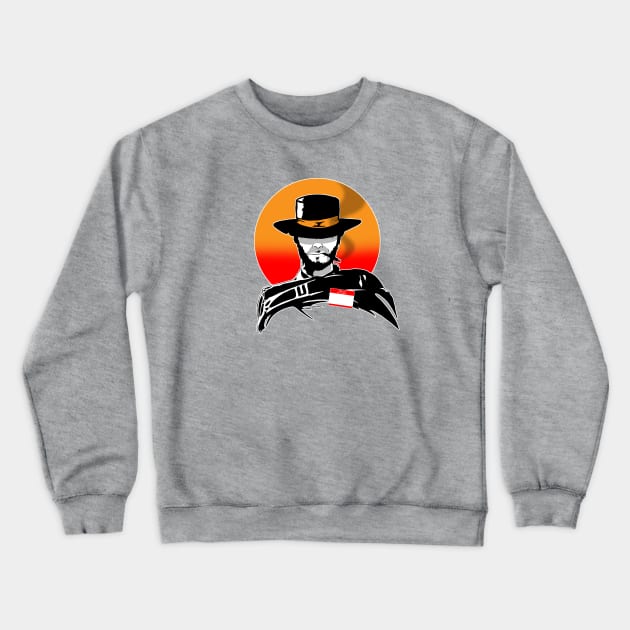 The man with no name Crewneck Sweatshirt by yayzus